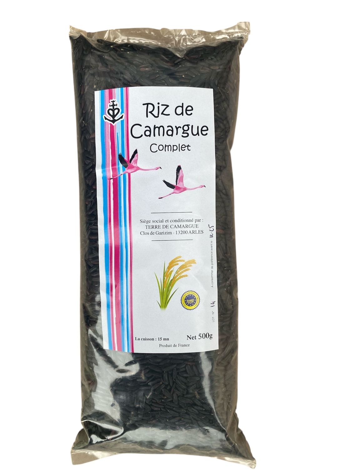 le Riz de Camargue Noir Complet du Pays d'Arles IGP