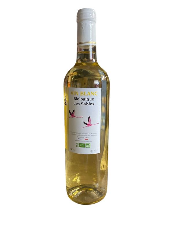 Vin Blanc Biologique des Sables - Clos de Garizim - Arles - France