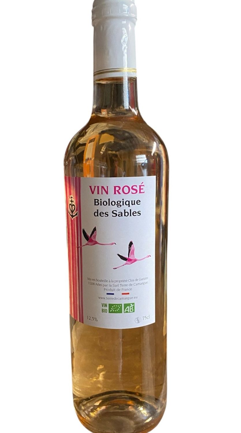 Vin Rosé Biologique des sables - Arles- Camargue - Provence
