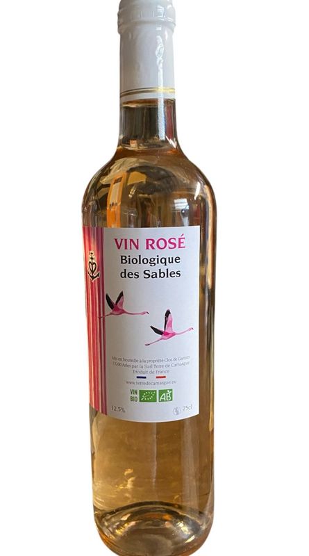 Vin Rosé Biologique des sables - Arles- Camargue - Provence