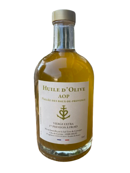 Huile d’Olive  Vierge Extra 100%  AOP des Baux de Provence  50 cl