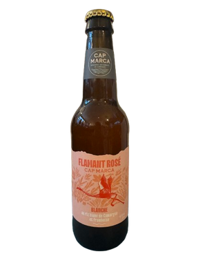 Bière Blanche Aromatisée à la framboise - Flamant rosé au riz de Camargue - Arles Bière Blanche Aromatisée à la framboise - Flamant rosé au riz de Camargue - Arles