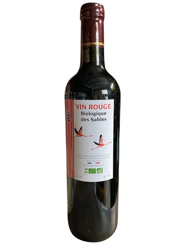Vin  Rouge Biologique des Sables  - Terre de Camargue -