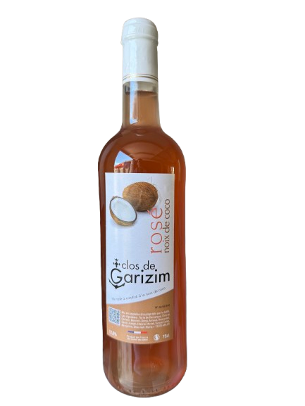Boisson Aromatisée à base de vin rosé "Vin rosé au coco"