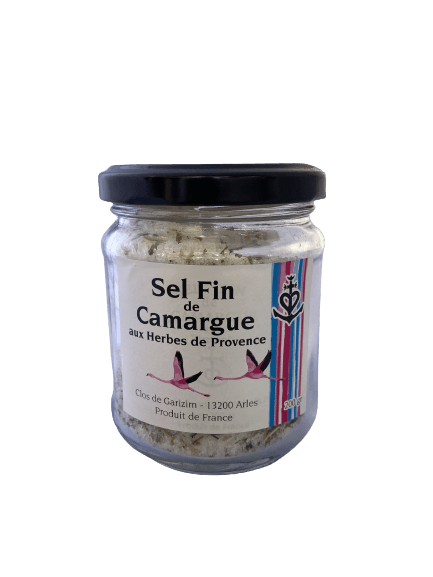 Préparation de Sel Fin de Camargue mélangé avec des Herbes de Provence