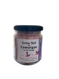 Préparation a base de gros sel de Camargue + vin rouge