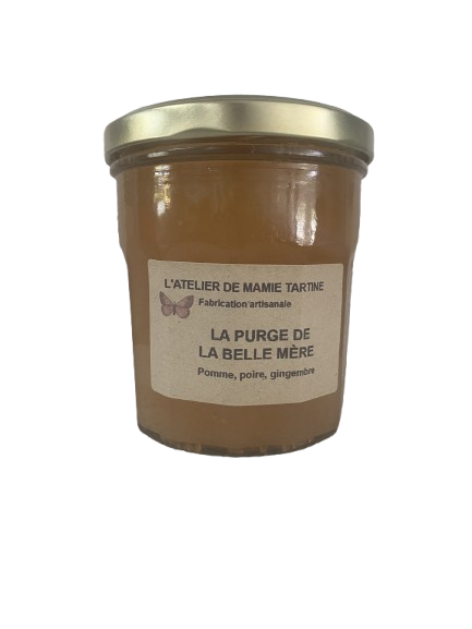 Confiture de  Pomme Poire gingembre Artisanale - Occitanie