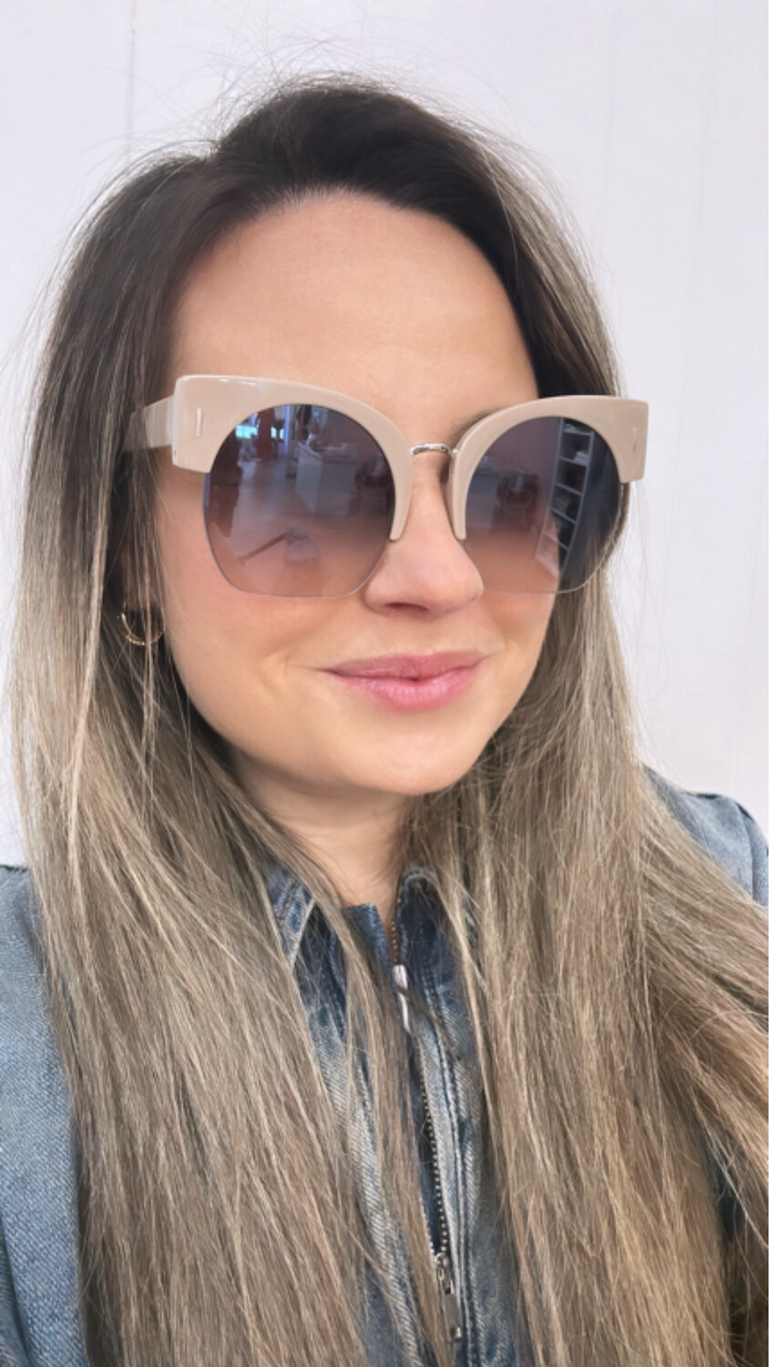 Gafas beige