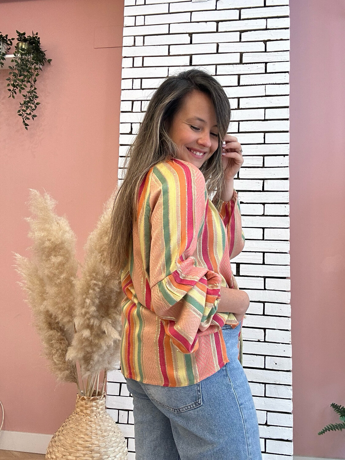 Blusa GOLD&SILVER beige