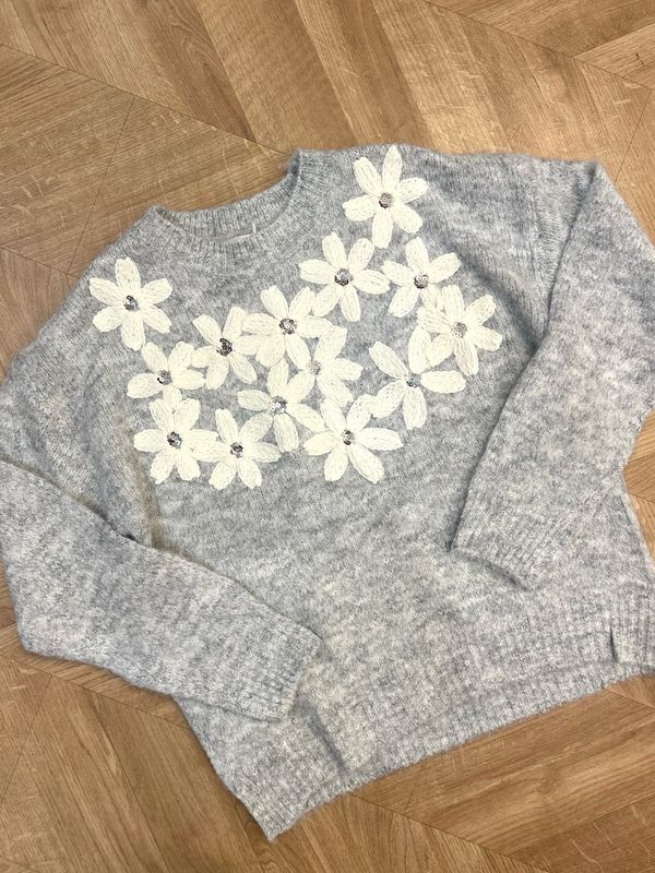 Jersey FLOWER gris