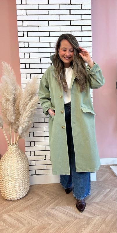 Gabardina verde