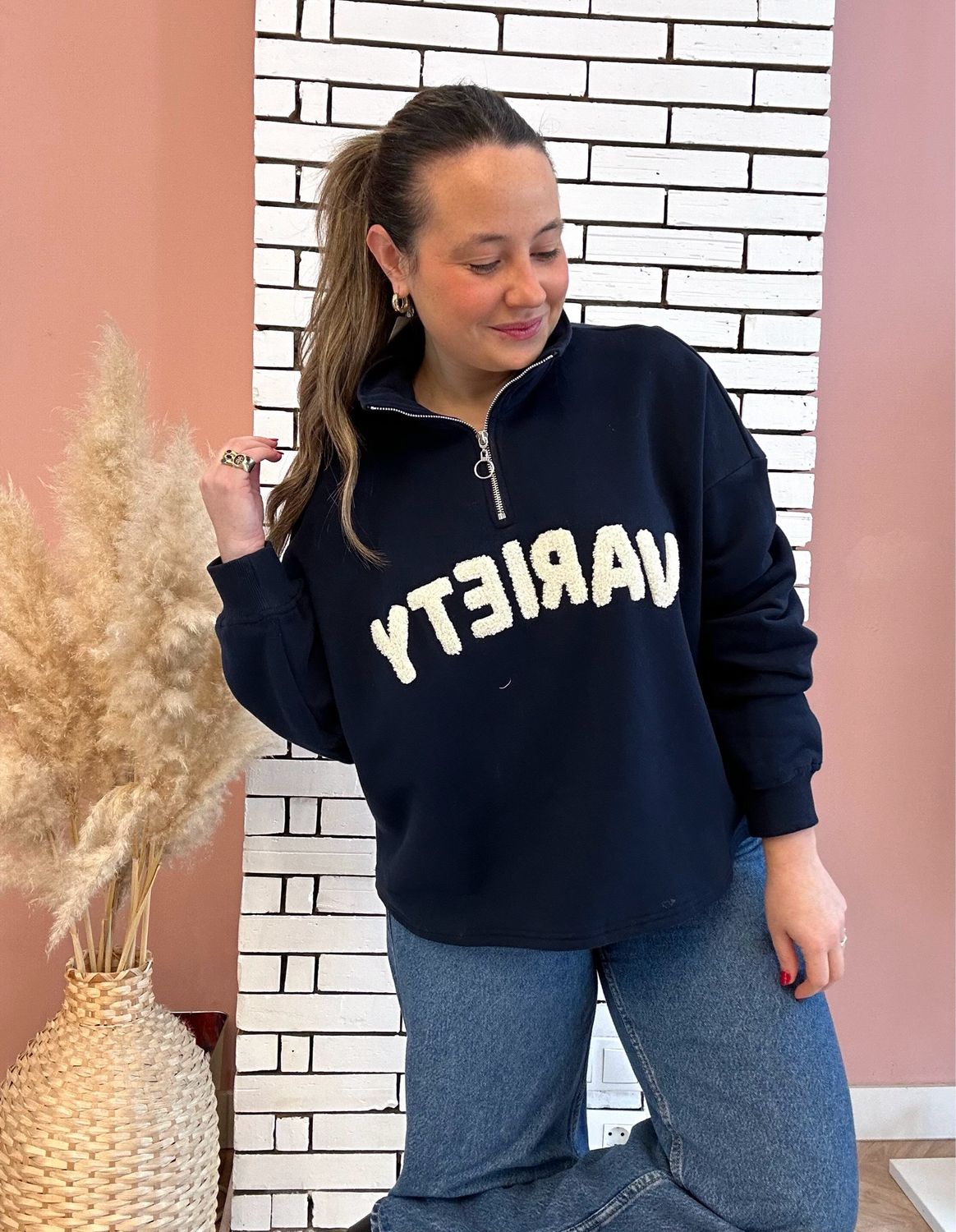 Sudadera VARIETY marino