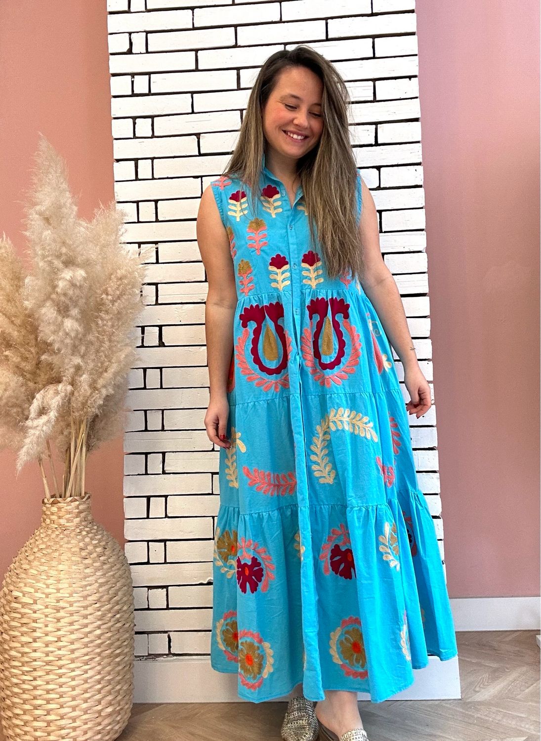 Vestido INDIA azul