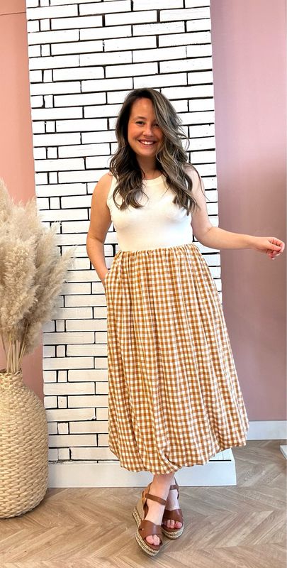 Vestido GLOBO VICHY