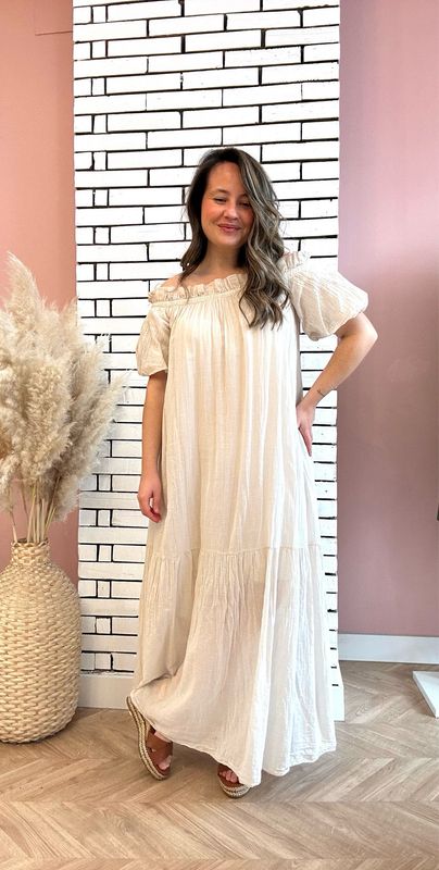 Vestido ACUARELA crudo