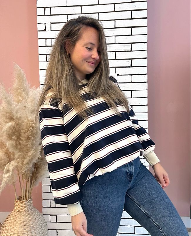 Sudadera GLOBO marino