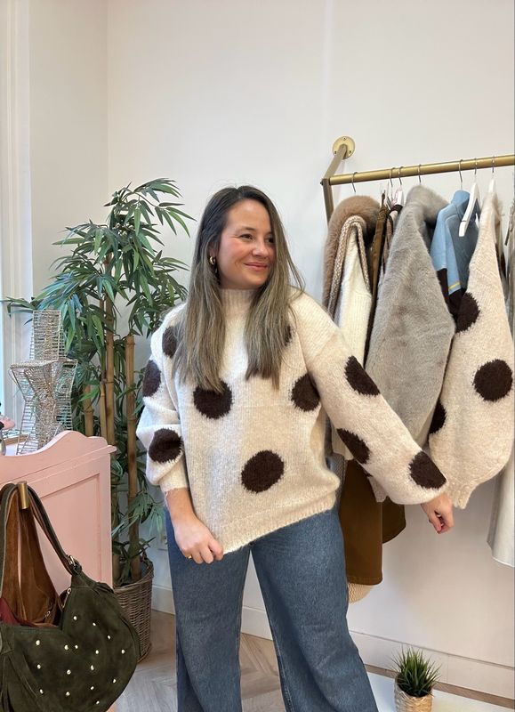 Jersey lunares crudo