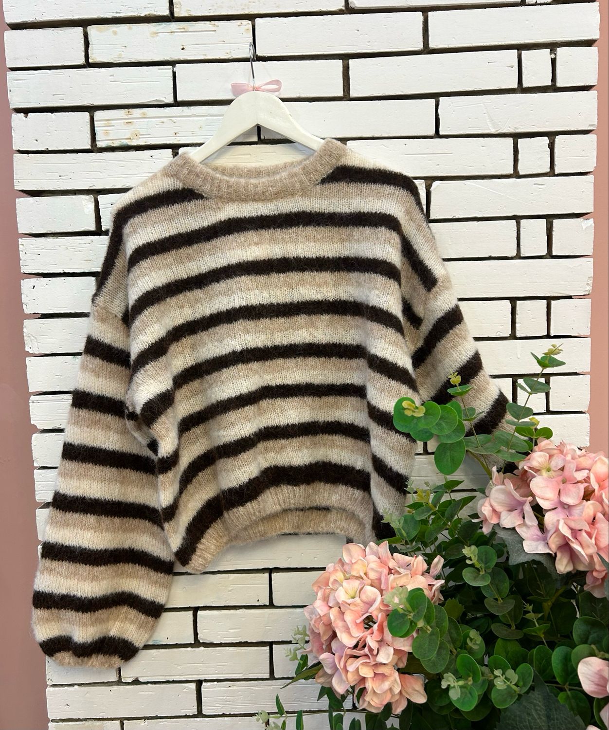 Jersey TWO choco+beige
