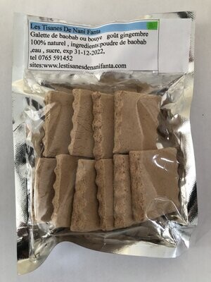 Biscuits de Baobab (Goût gingembre)