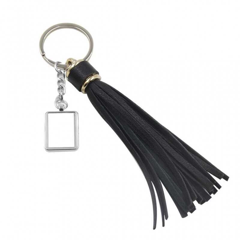 Sublimatie sleutelhanger met kwastjes