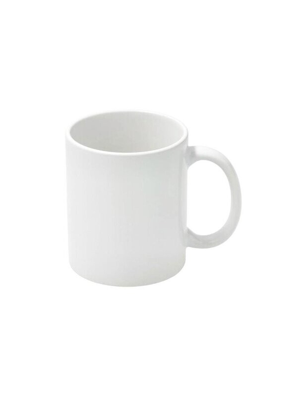 Mok wit keramiek 330ml - gepersonaliseerd en vaatwasbestendig