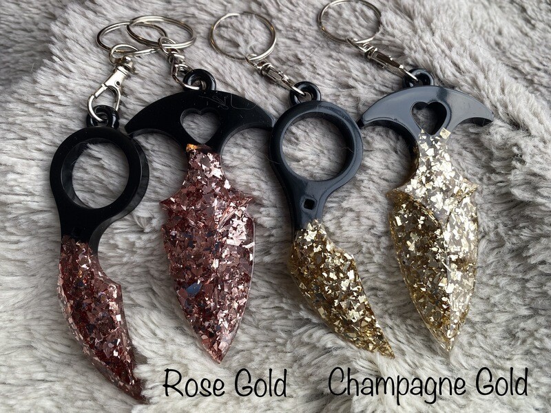 Self Defense Blade Keychain (No Middle Finger)