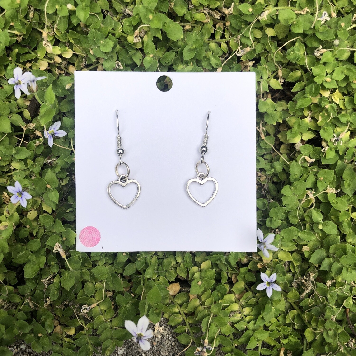 Heart Dangly Earrings