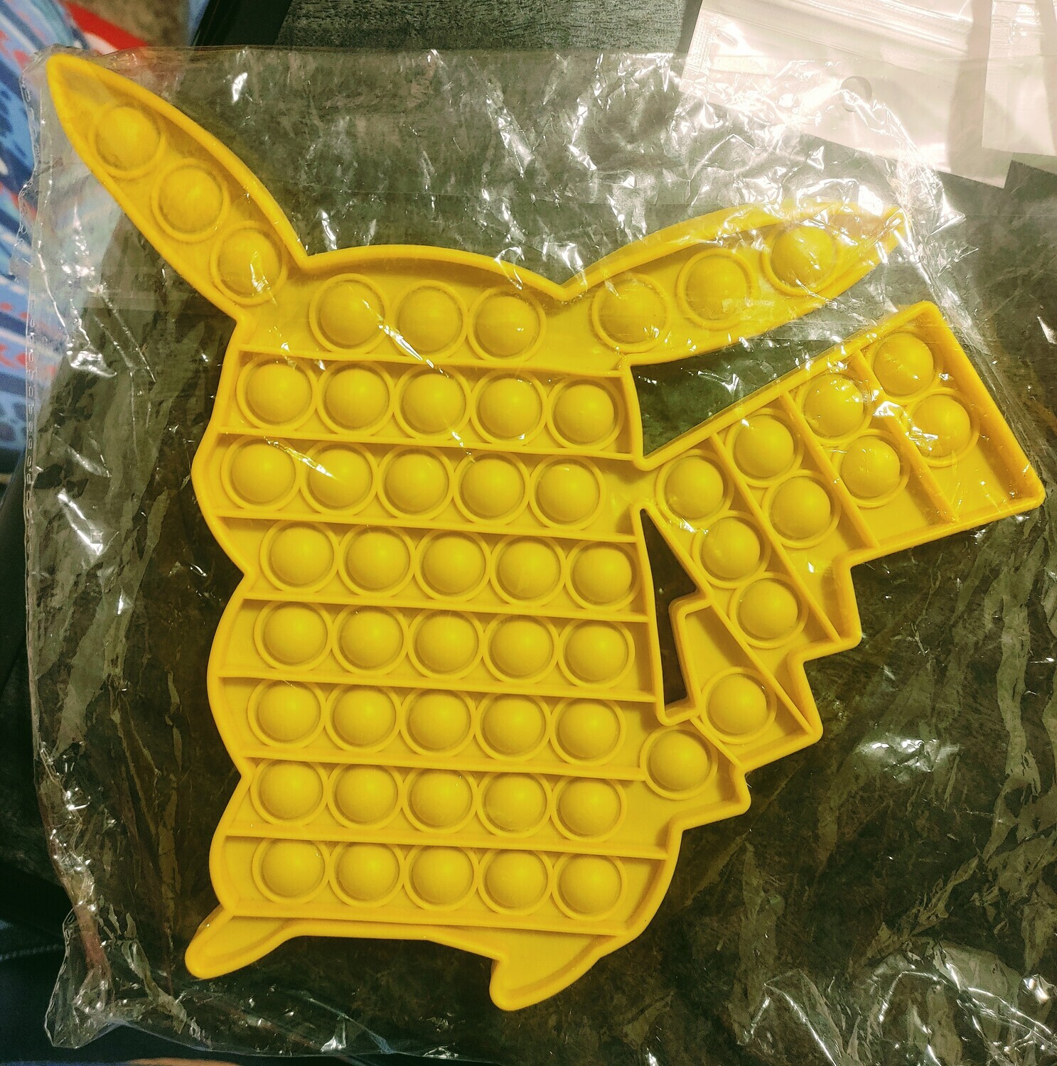 Big Pikachu Push Bubble Pop It Fidget Toy