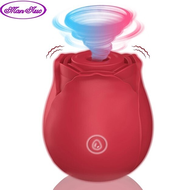 Rose Shape Sucking Vibrator