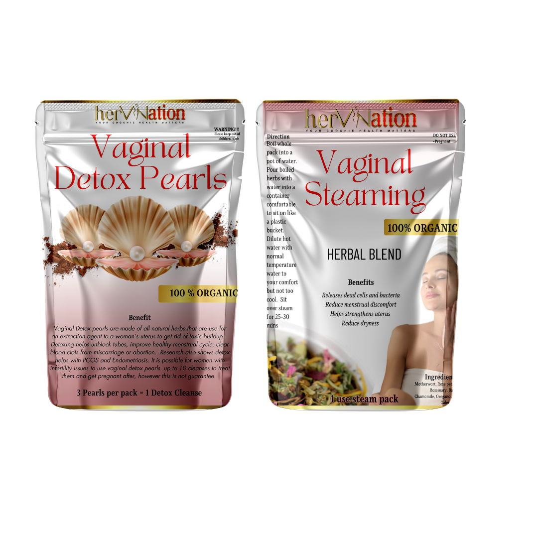 1 Pack Detox pearls and 1 use steam