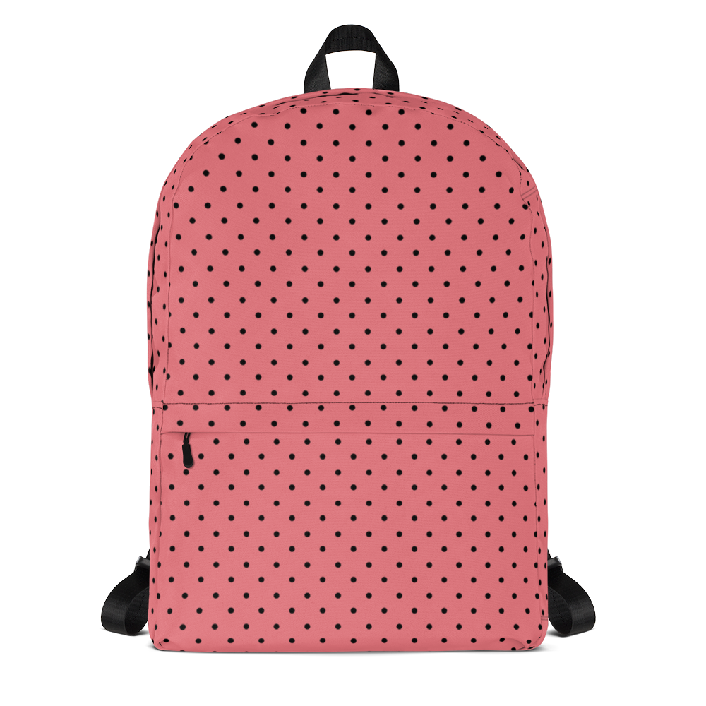 Backpack Pink Froly Polka Dots.