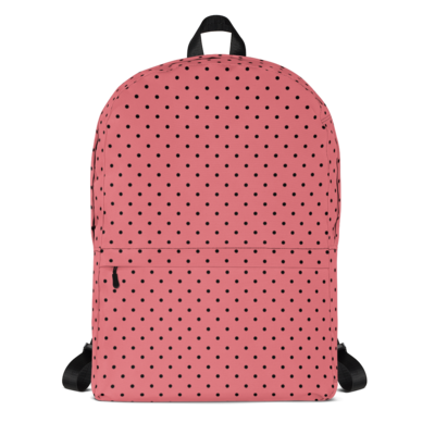 Backpack Pink Froly Polka Dots.