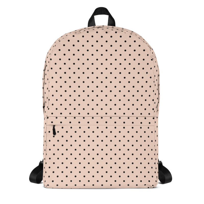 Backpack, Cinderella Color, Polka Dots.