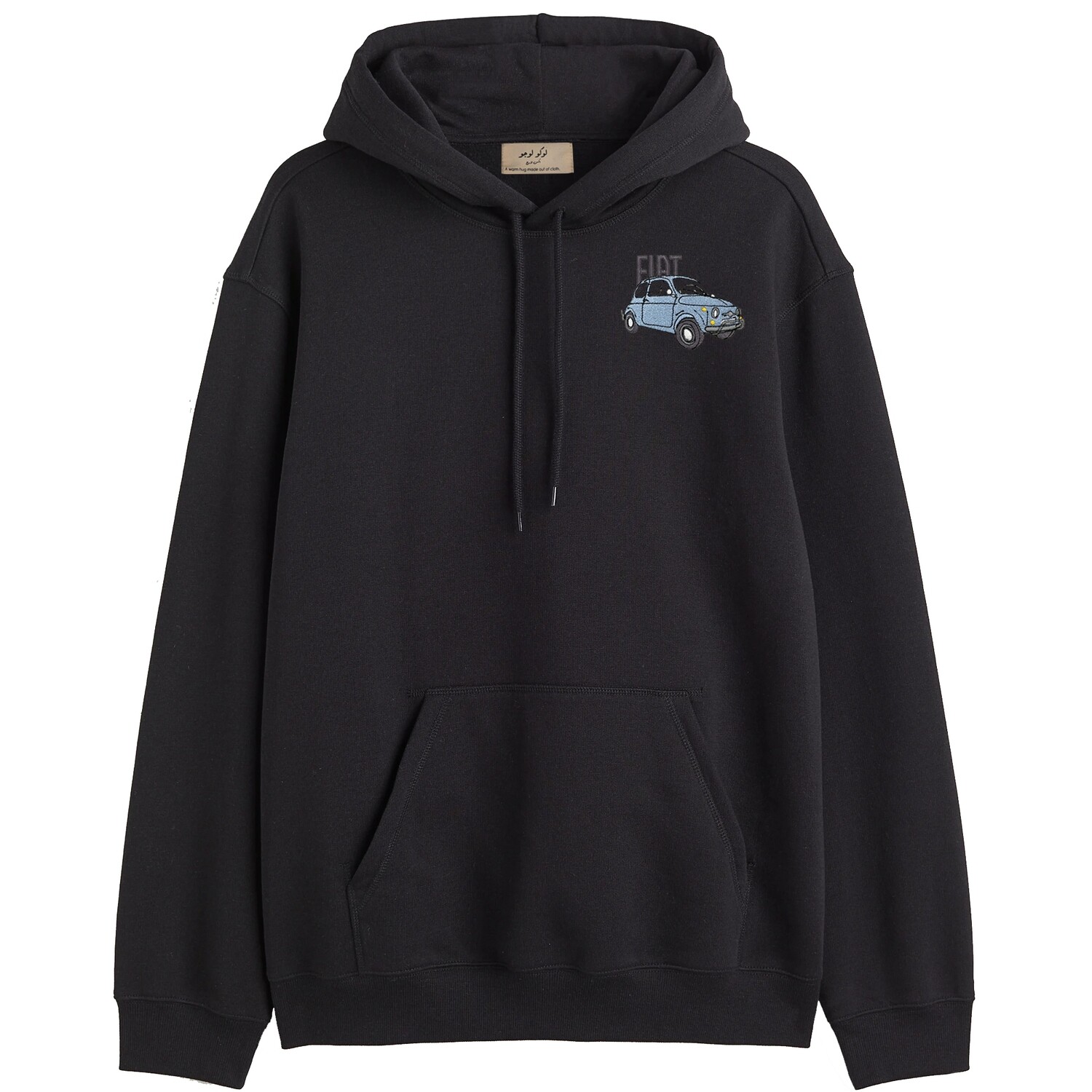 Fiat Lover Hoodie, Color: أسود
