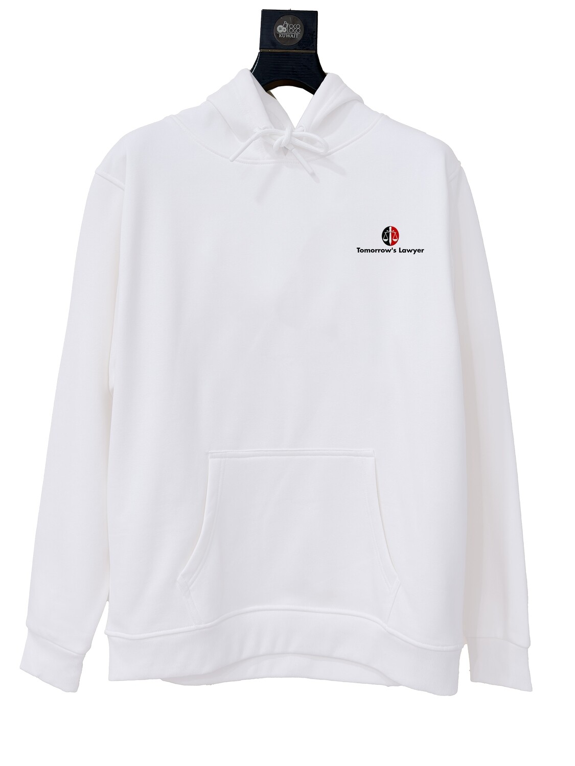 Tomorrow&#39;s Lawyer Embroidered Pullover, Color: ابيض