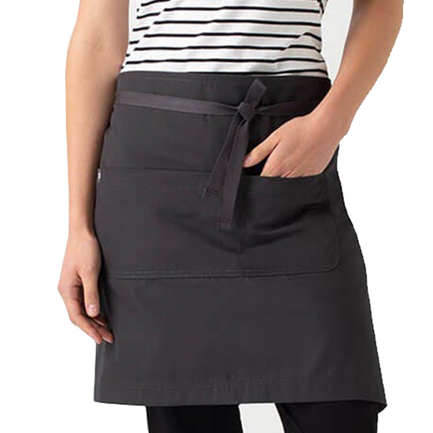 Black Half Apron Skirt LC-2043