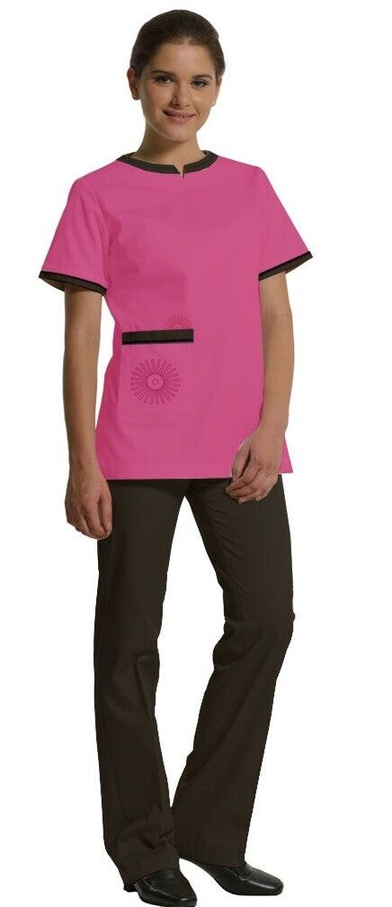 Mini Flora Scrub Set, Color: فوشي