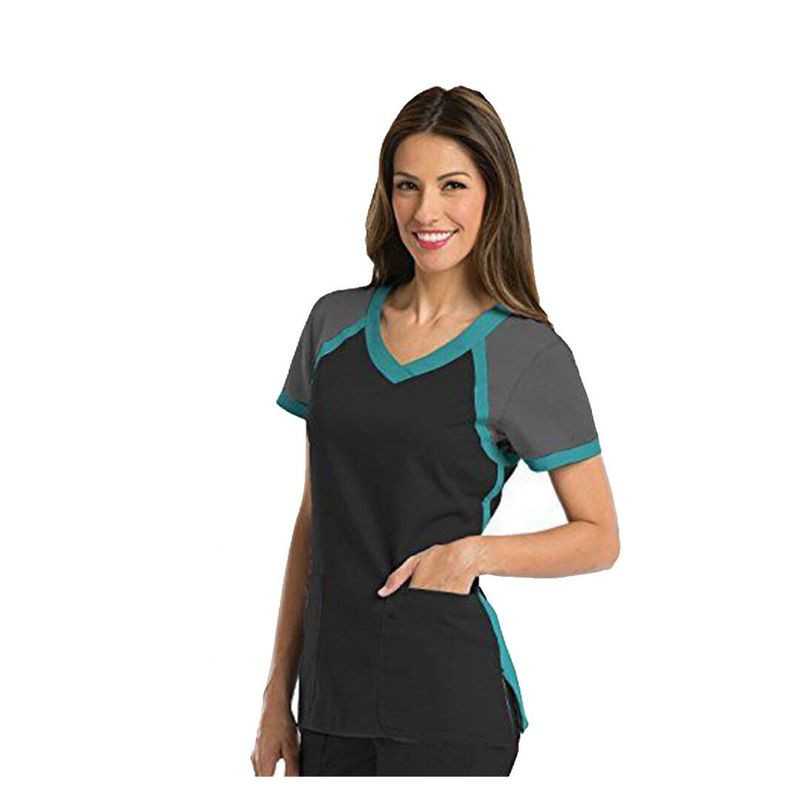 Salon &amp; Spa Uniform Sets, اللون: أسود بأخضر و رمادي