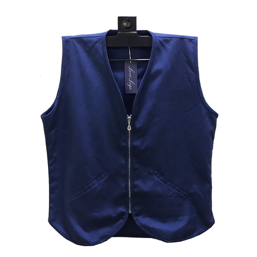 Hidden Pocket Vest for Volunteer Teams | Customizable, Color: كحلي