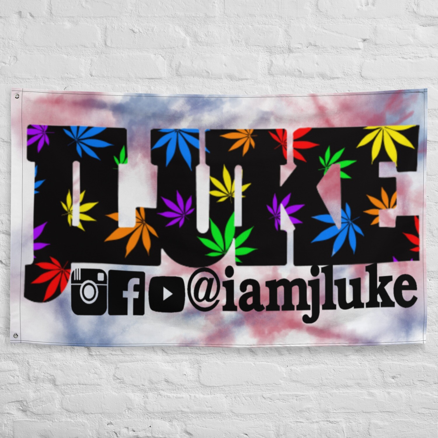 JLUKE 420 TIE DIE Flag