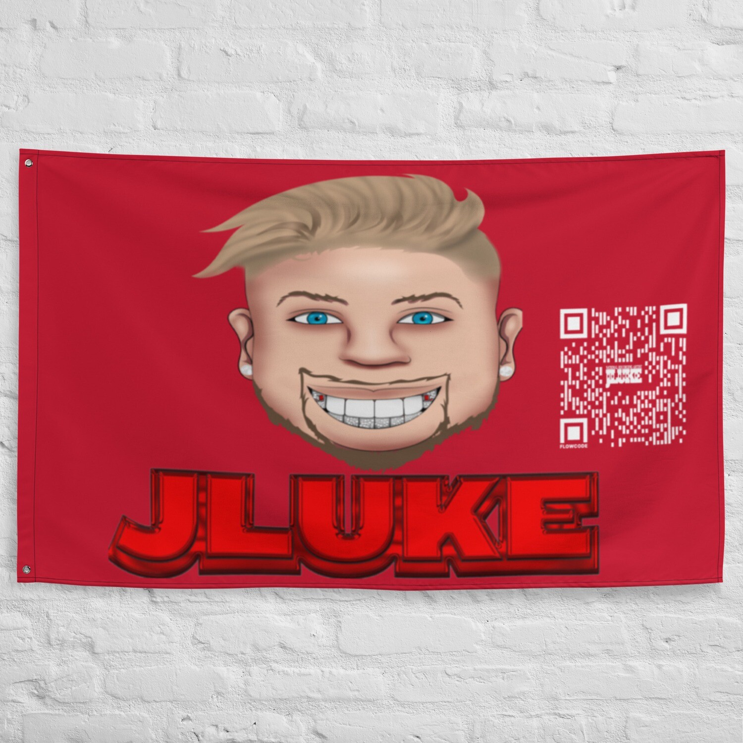 JLUKE Cartoon Red Flag