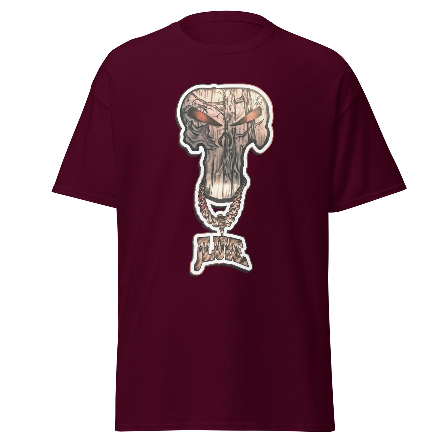 JLUKE CAMO SKULL SHIRT