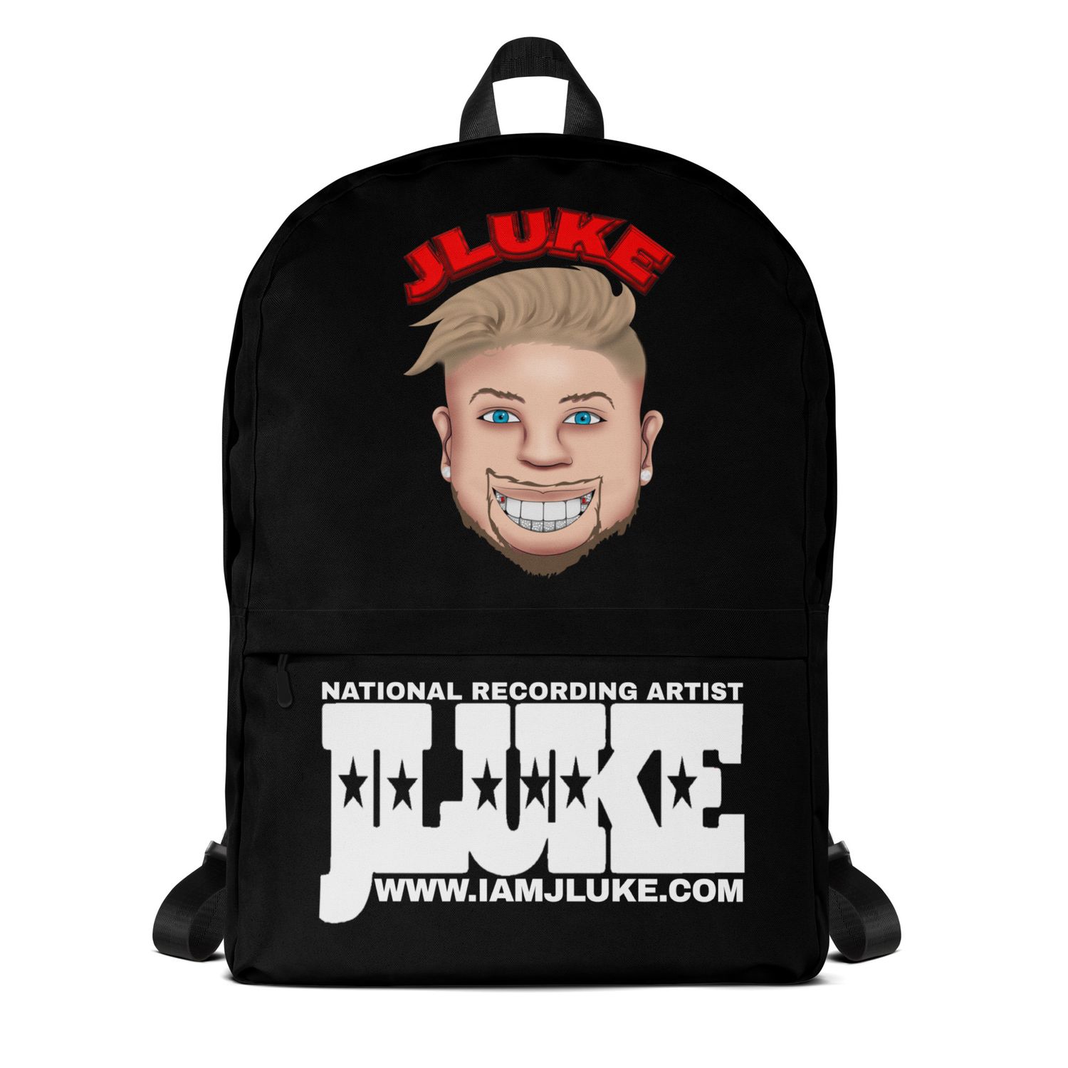 JLUKE BLACK CARTOON BACKPACK