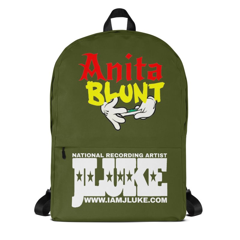 ANITA BLUNT GREEN BACKPACK