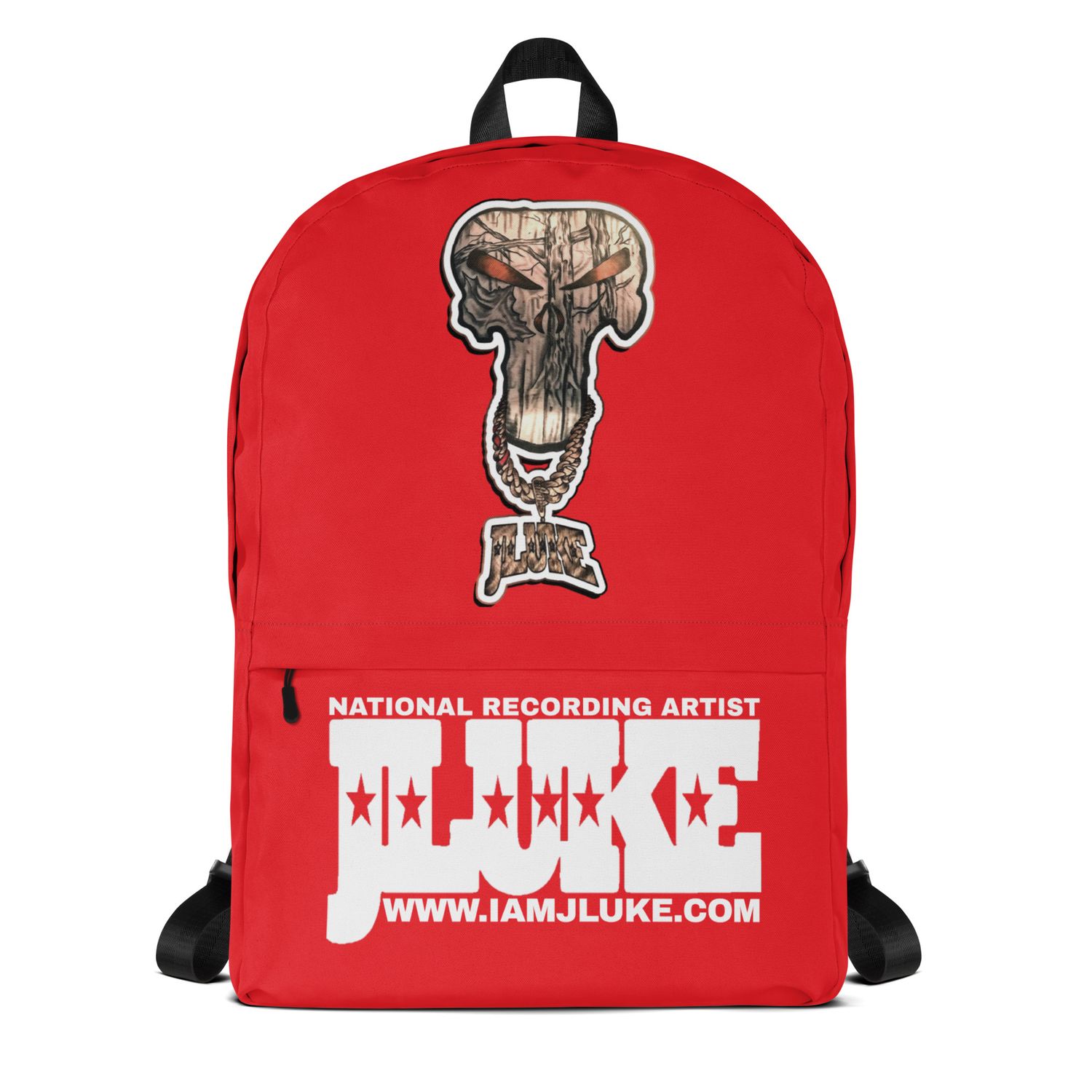 JLUKE CAMO SKULL RED BACKPACK 