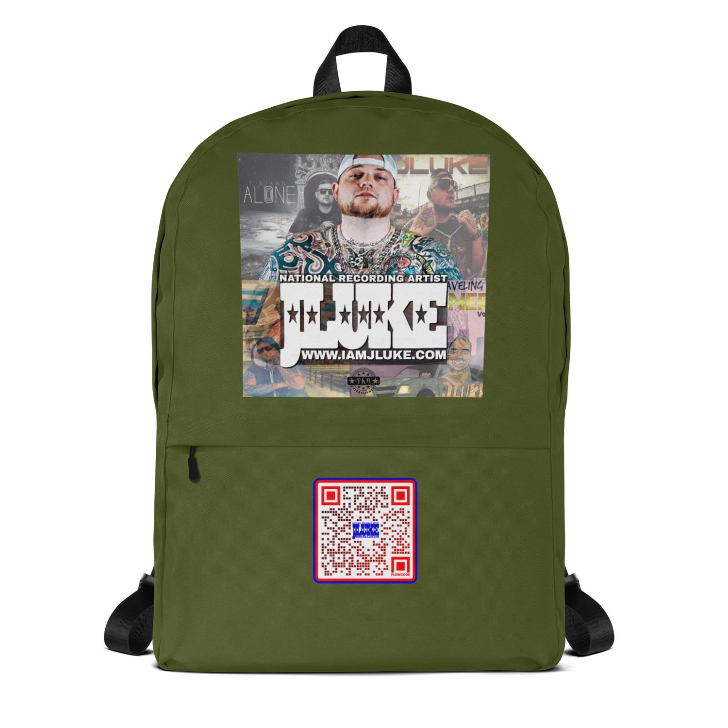 JLUKE KING OF DA STIXS GREEN BACKPACK