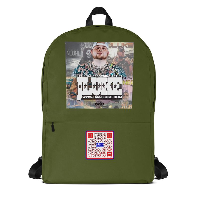 JLUKE KING OF DA STIXS GREEN BACKPACK
