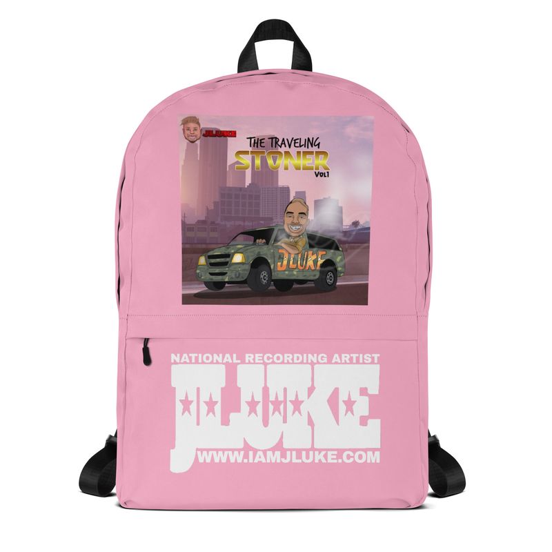 JLUKE TRAVELING STONER PINK BACKPACK