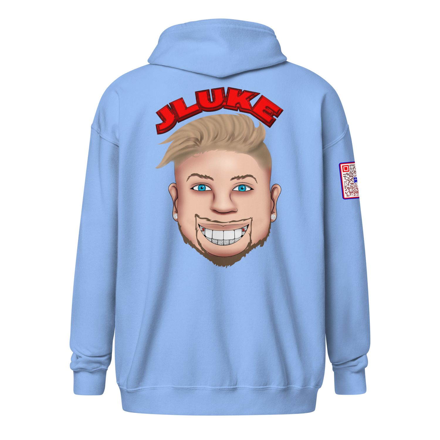 JLUKE Cartoon Zip Hoodie