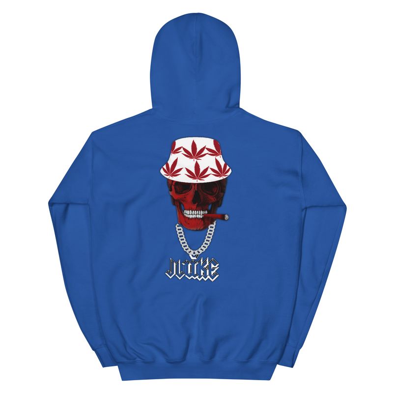 JLUKE Smoking Skull/Logo Hoodie